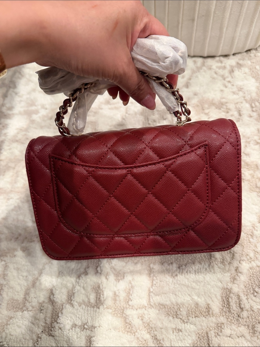 Chanel makeup bag (8” x 5”) - Picture 4 of 5